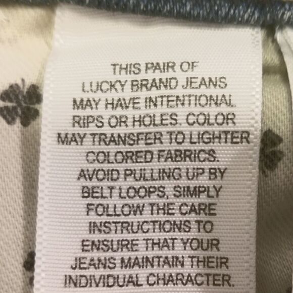 Lucky Brand Ava Skinny Mid Rise Slim Fit Jeans Size 29 - Picture 8 of 9